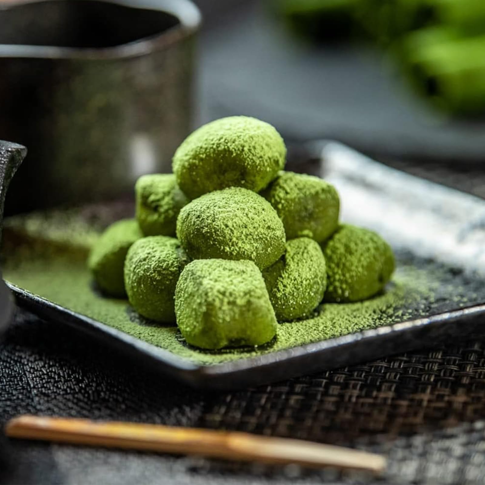 Amazon | 【茶匠鑑定 茶の環：抹茶専門店】御抹茶餅24粒入 和菓子